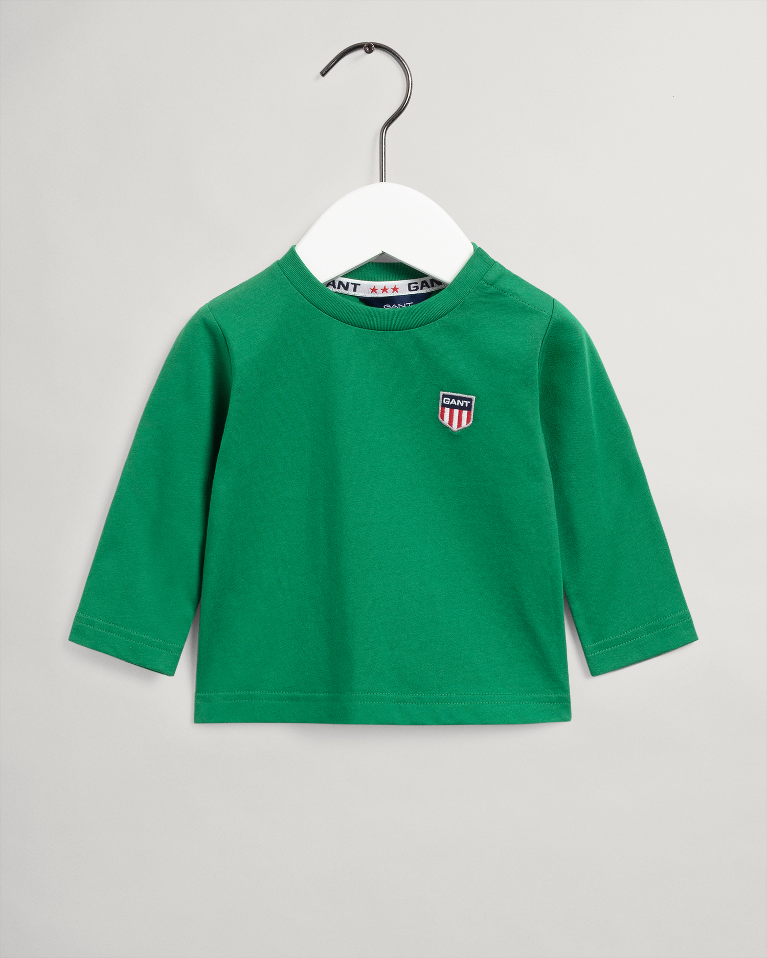GANT Kids T-shirt à manches longues Retro Shield Baby Boy (68) Vert