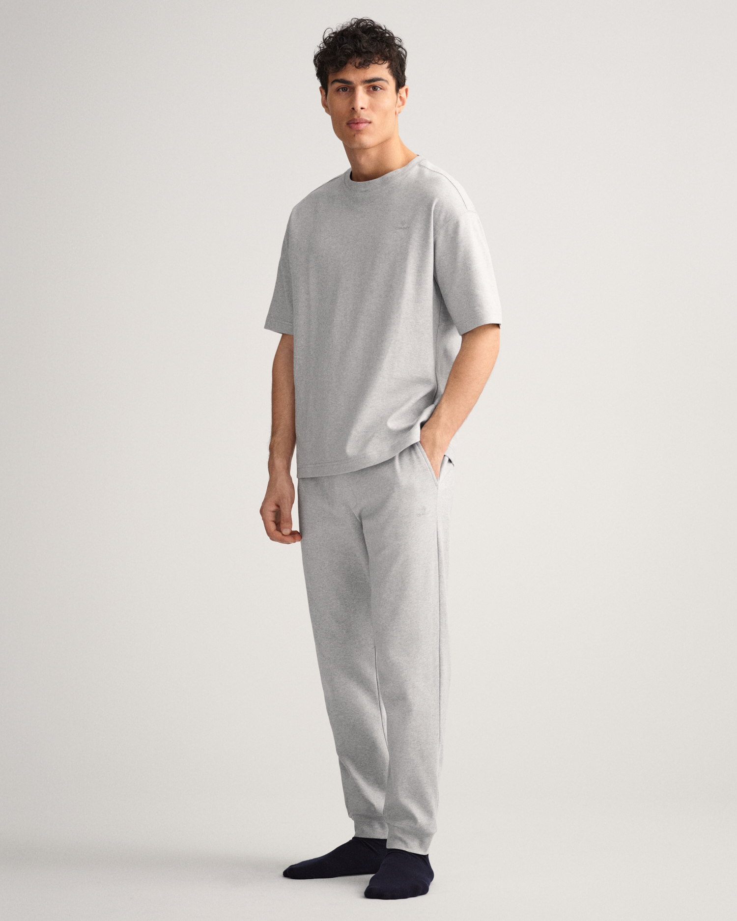Pyjama Retro Shield Pajama Shorts GANT pour homme en coloris Gris Homme Vêtements Vêtements de nuit 