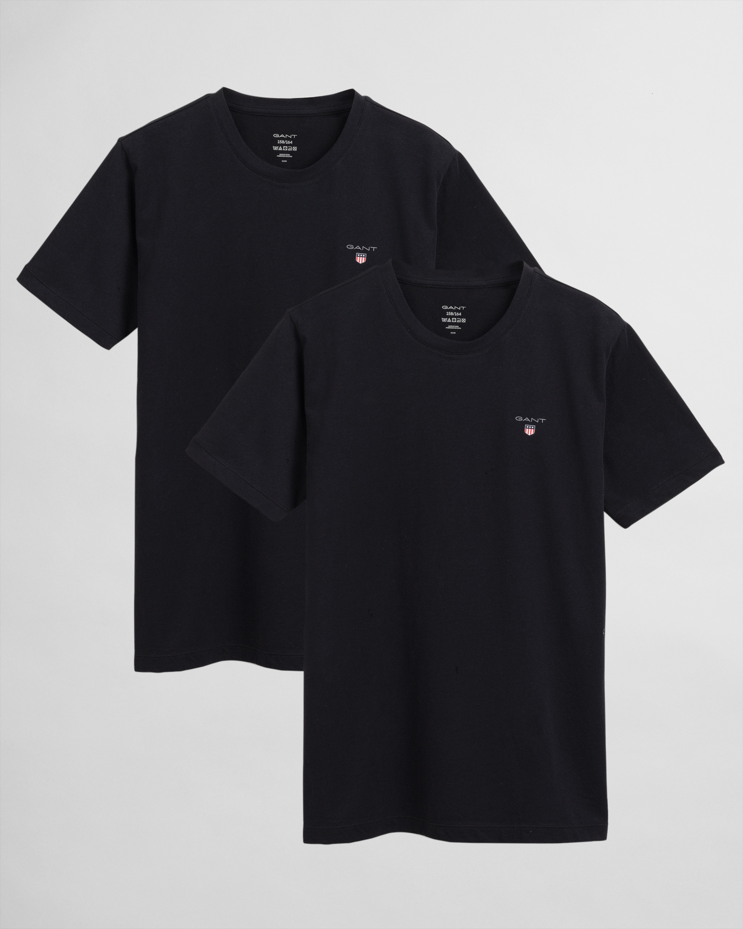 GANT Teens 2-Pack T-Shirts (158/164) Noir