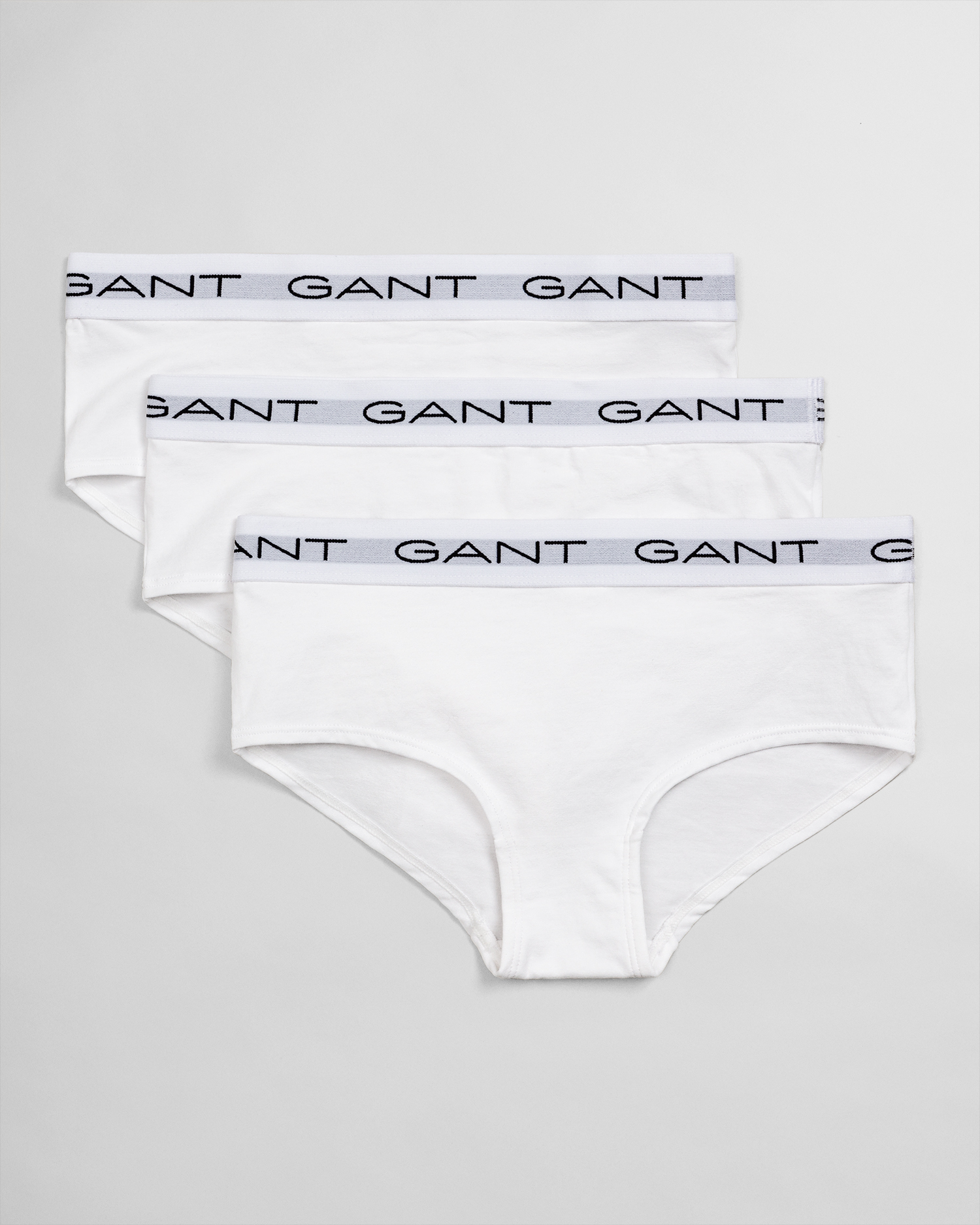 GANT Teens Teen Girls 3-Pack Shorty Underwear (122/128) Blanc