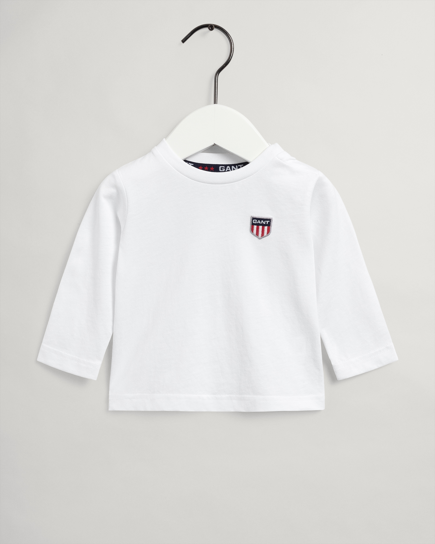 GANT Kids T-shirt à manches longues Retro Shield Baby Boy (68) Blanc