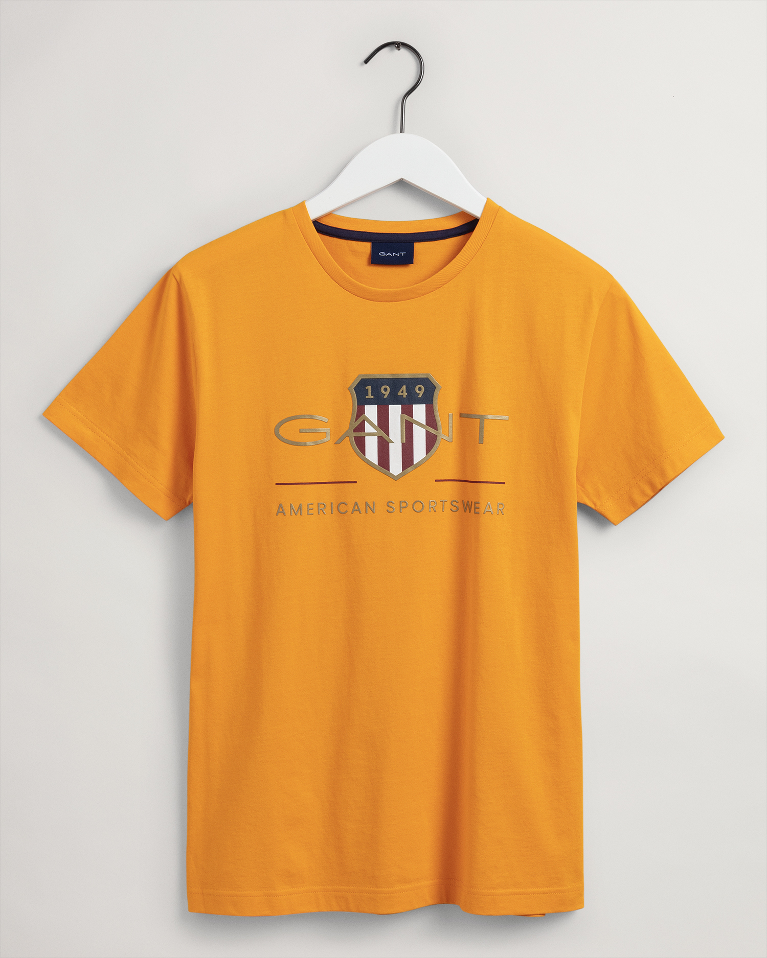 GANT Men T-shirt Archive Shield (L) Jaune